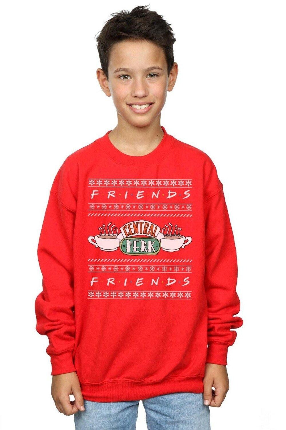 

Толстовка Fair Isle Central Perk Friends, красный