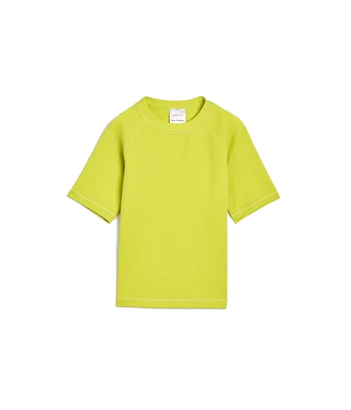 Рашгард с коротким рукавом Solid Hanna Andersson, Oasis Green