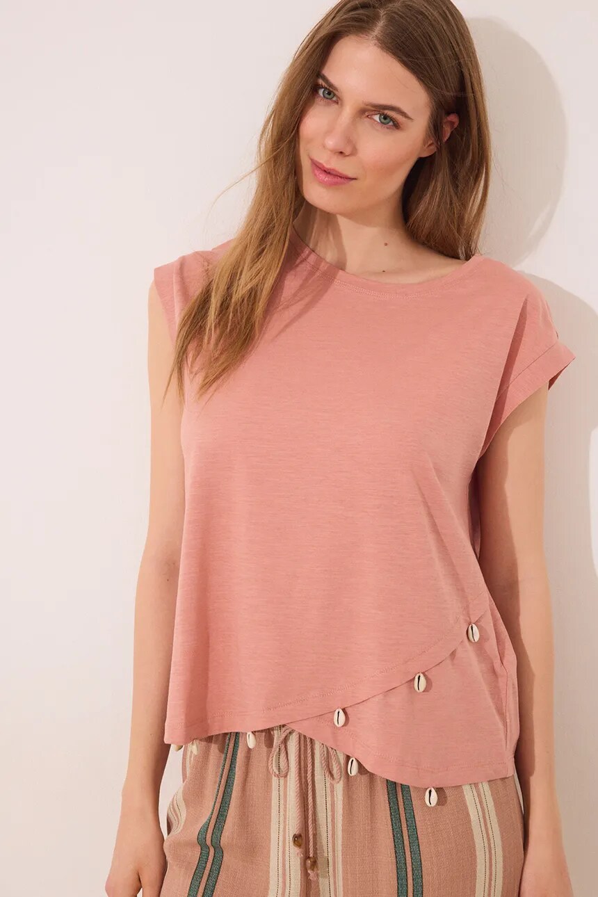 

Женская футболка из хлопка Women'Secret, оранжевый