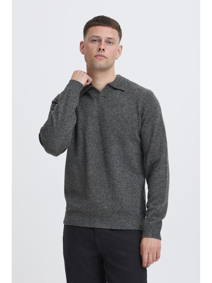 

BLEND Вязаный свитер BHBranko серого цвета