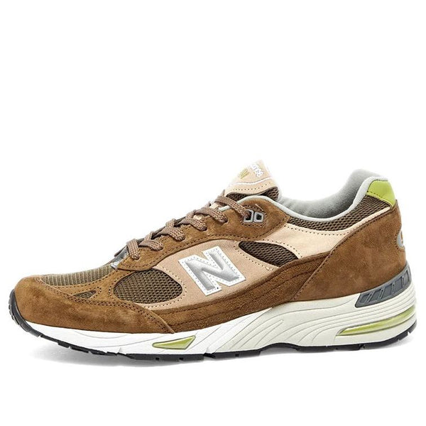 

Кроссовки 991 сделано в Англии New Balance, коричневый