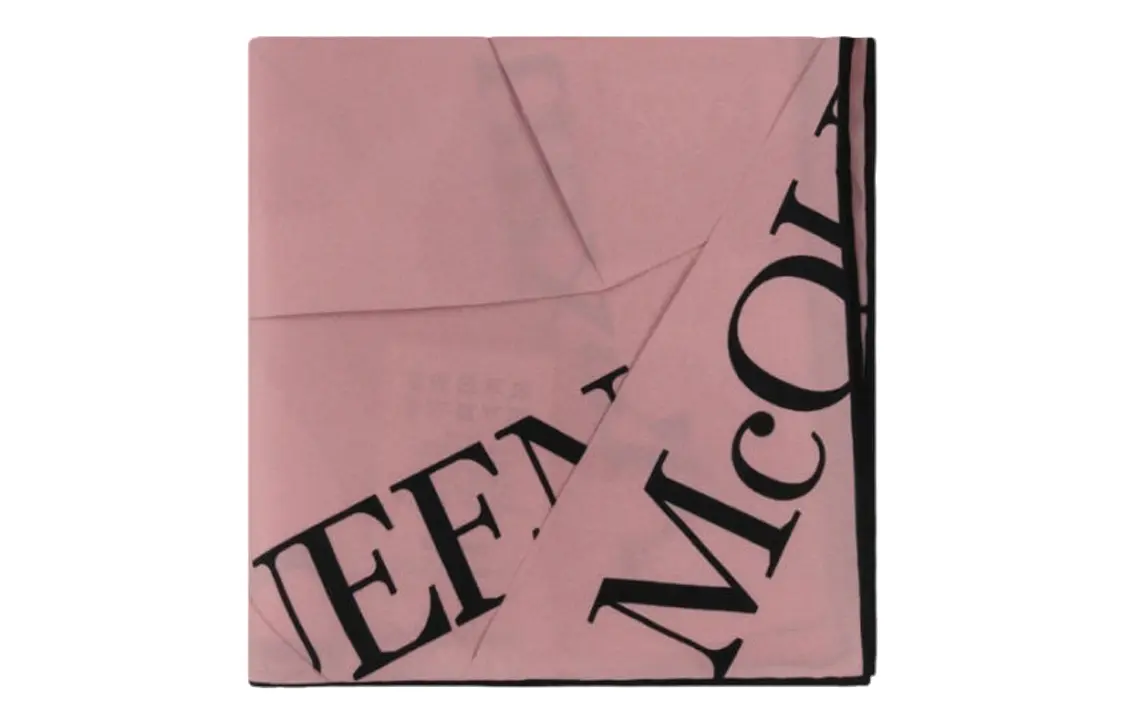 

Alexander McQueen Шёлковый шарф женский розовый, Pink