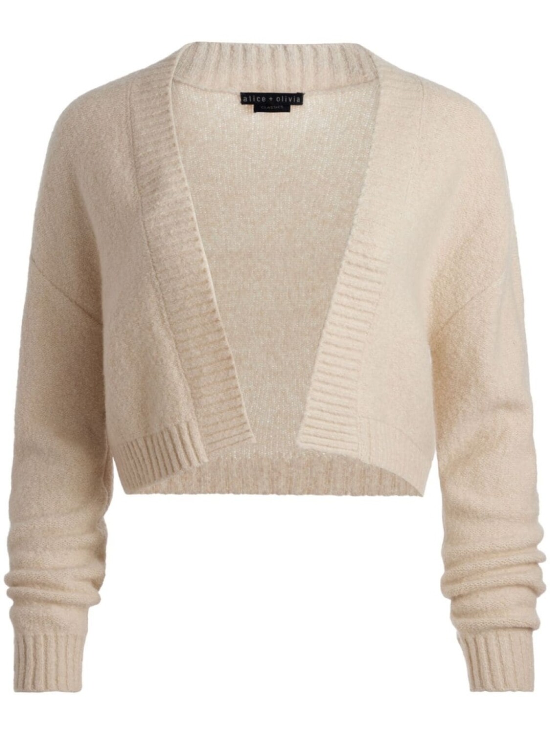 

Alice + olivia настоящий кардиган, нейтральный цвет