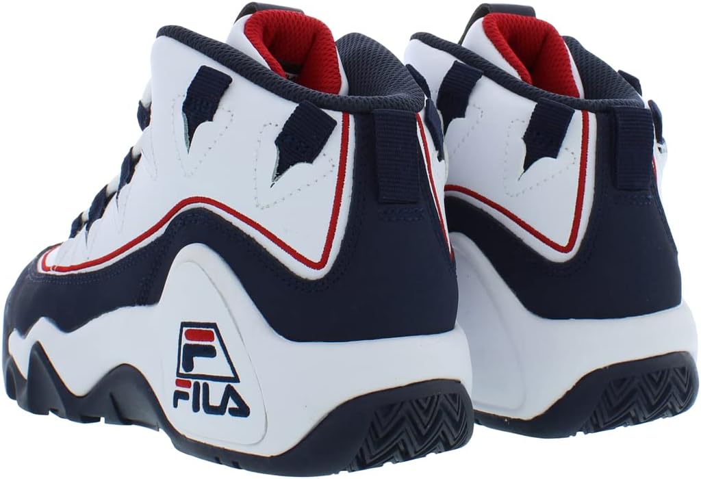 Кроссовки Fila Boy's Grant Hill 1 (Big Kid), белый/красный/синий/темно-синий — фото 2