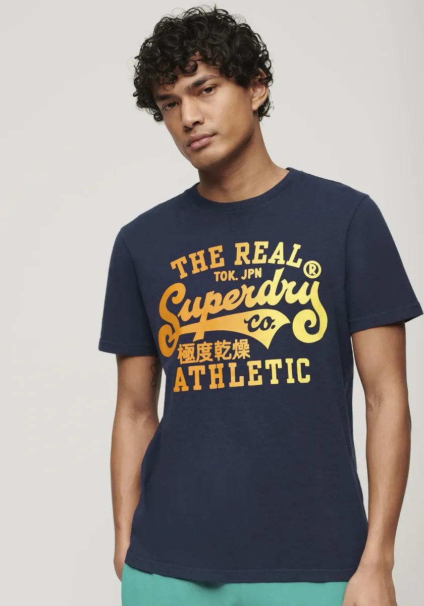 

Рубашка с принтом Superdry "SD-REWORKED CLASSICS GRAPHIC TEE", синий