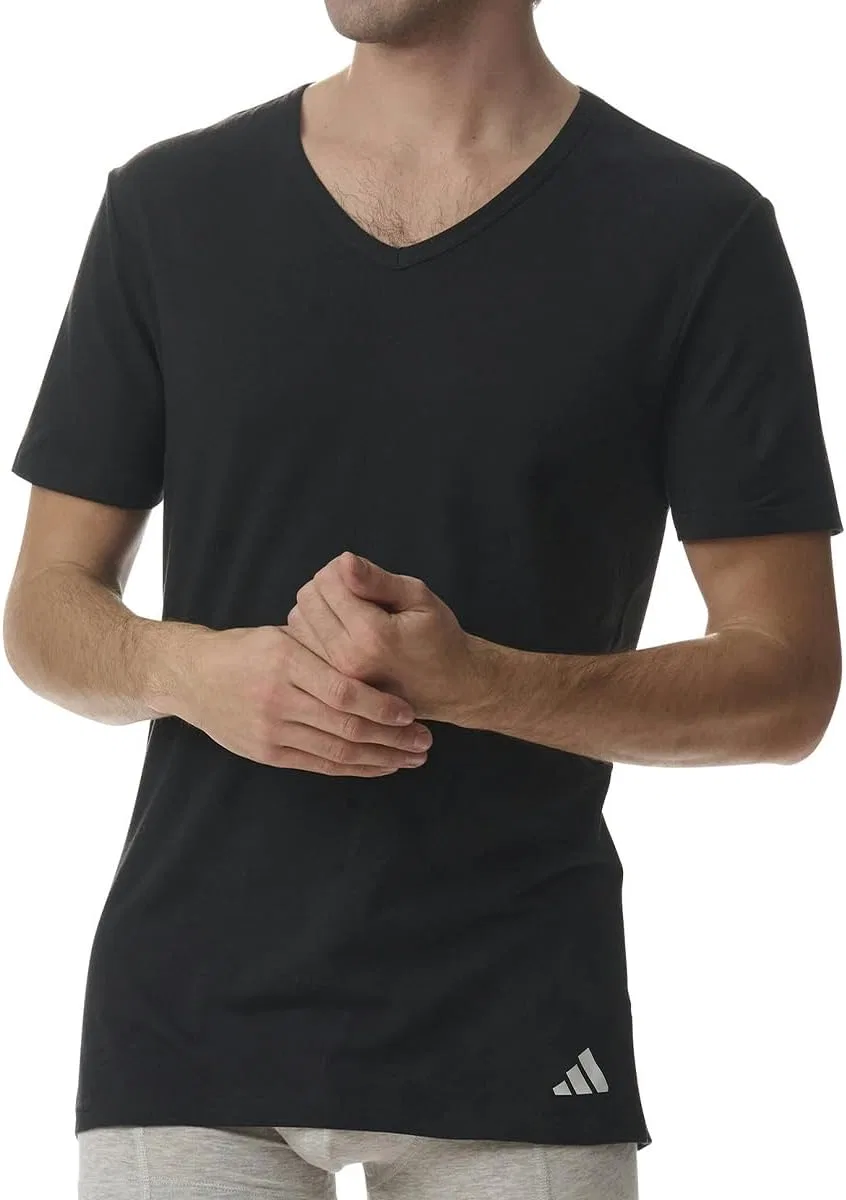 Майка мужская Active Flex Cotton, adidas, 2 шт, Black — фото 2
