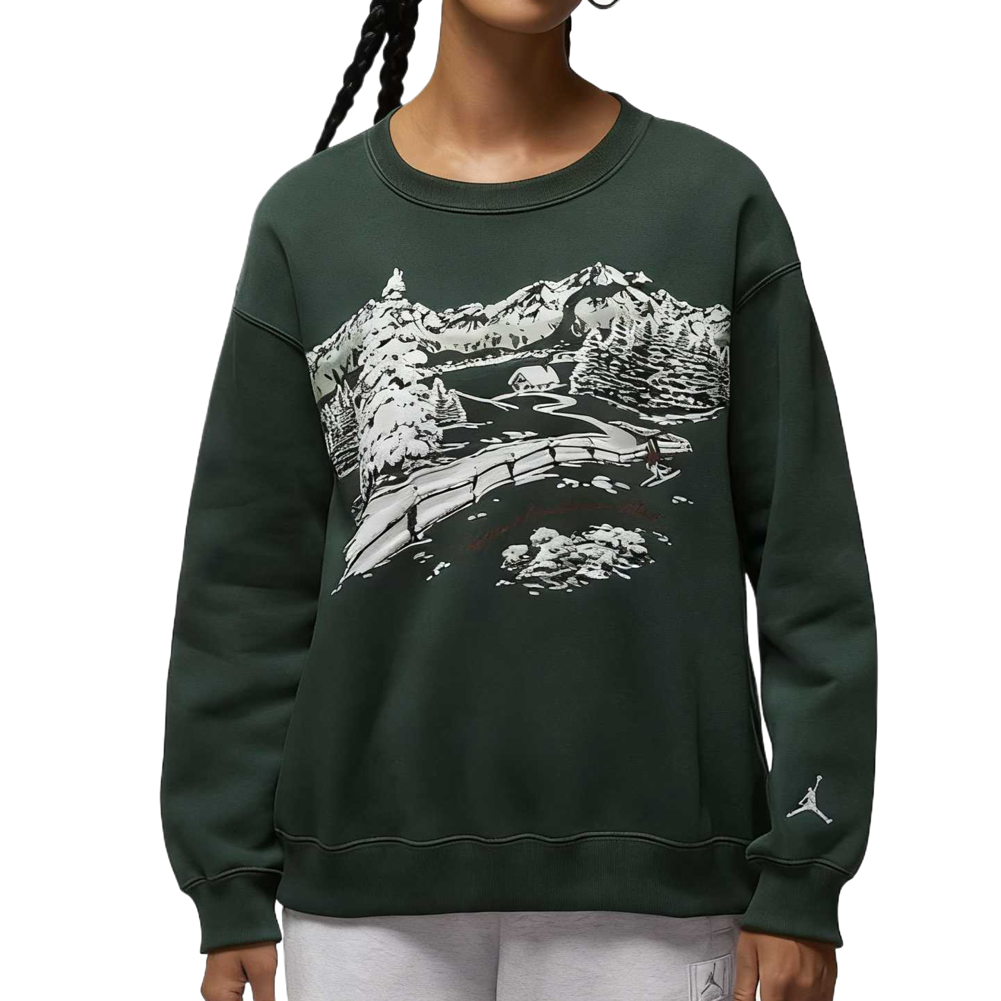 Jordan Свитшот Women's Midnight Green