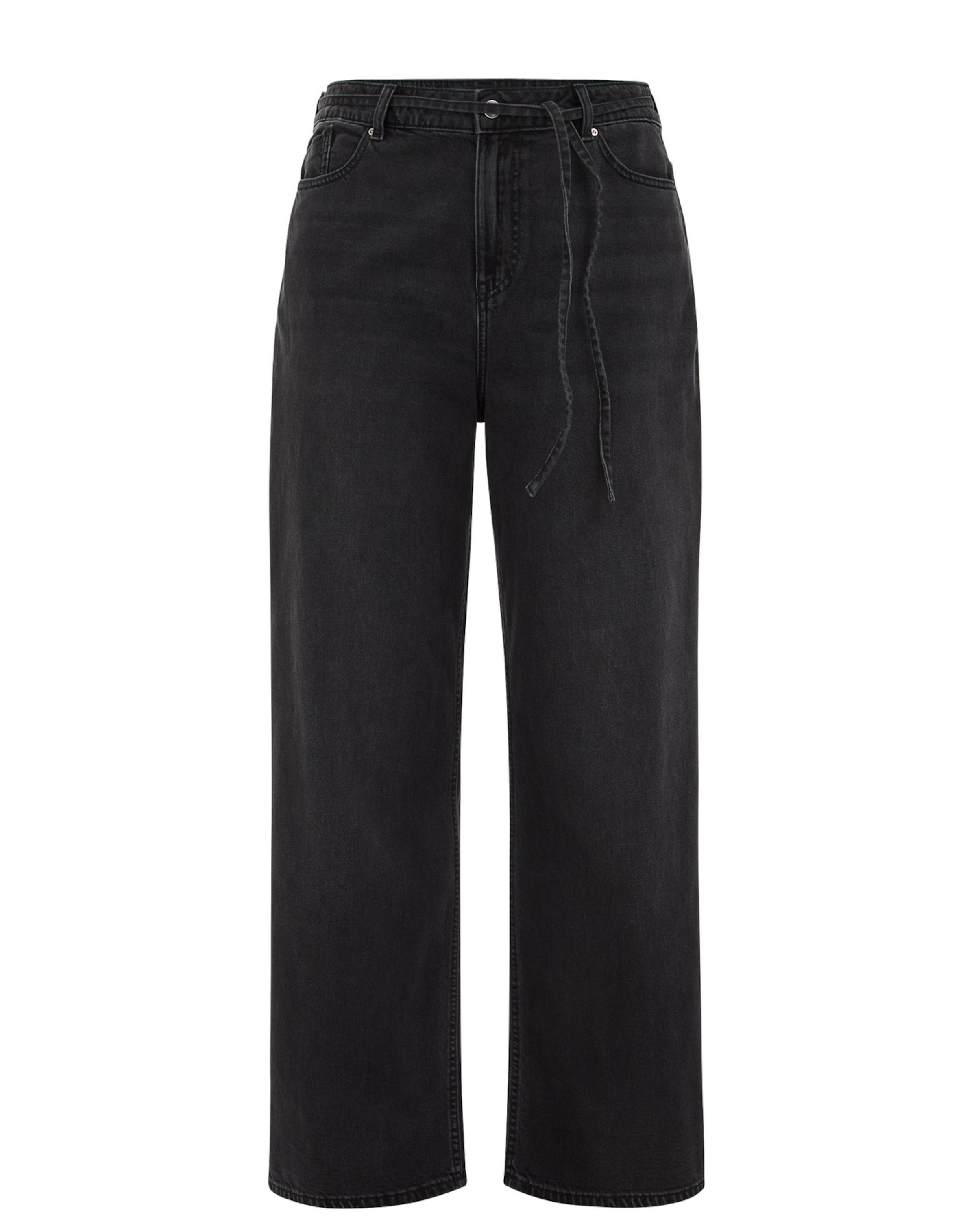 

WE Fashion Джинсы свободного кроя в черном дениме