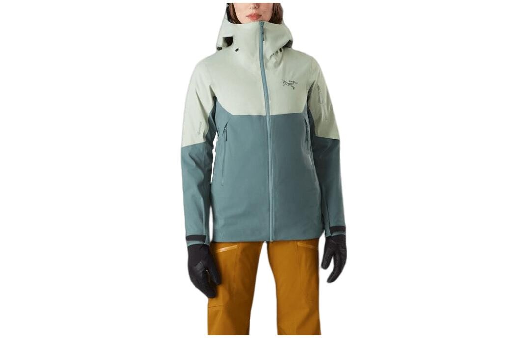 Куртка женская Arcteryx Eris Windbreaker, розовый / желтый — фото 3