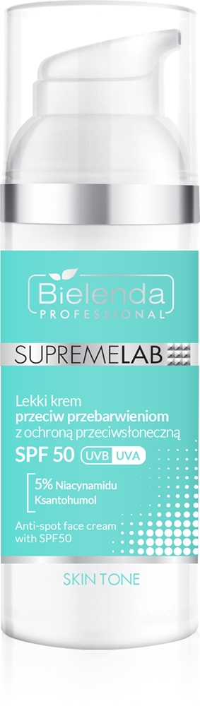 

Дневной крем Supremelab Skin Tone против пигментных пятен SPF 50 Bielenda Professional, 50 мл