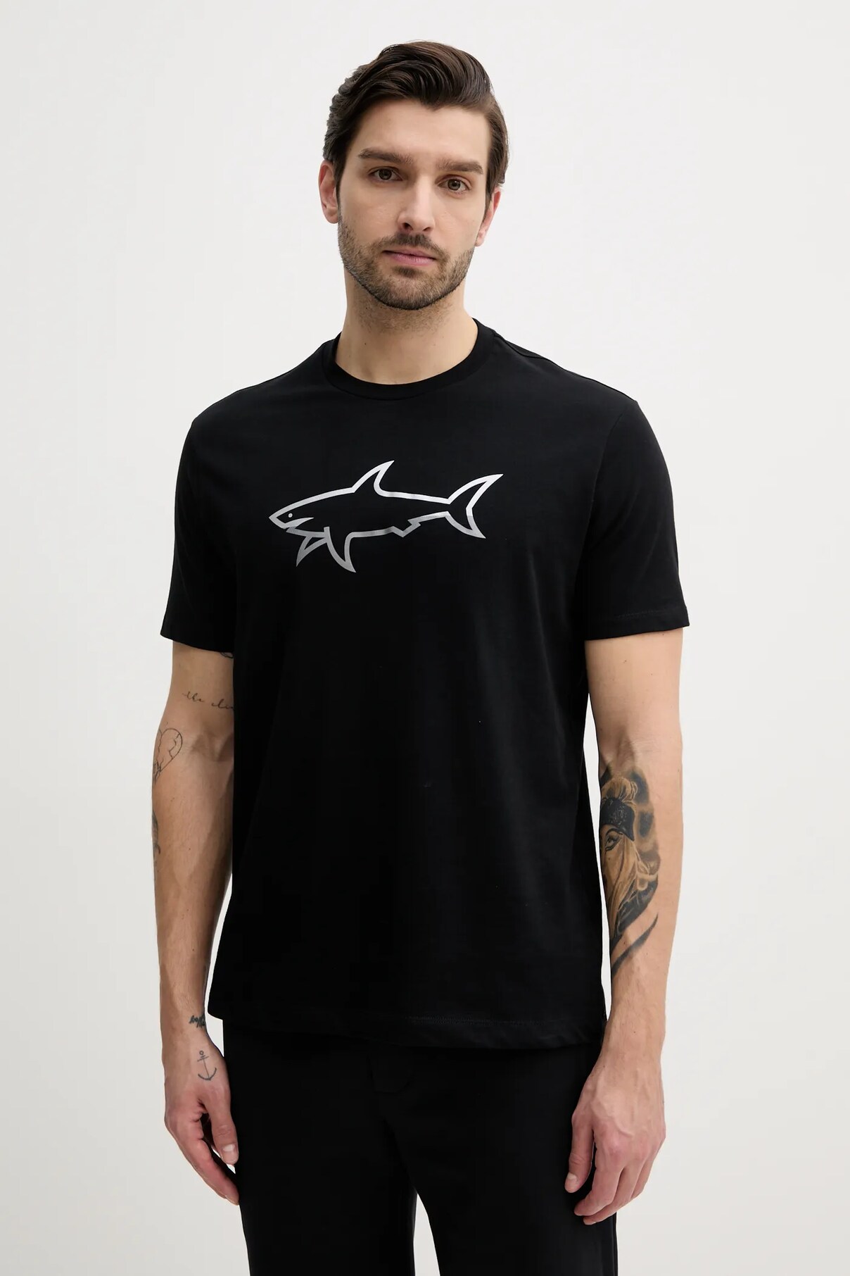 

Футболка из хлопка Paul&Shark, черный