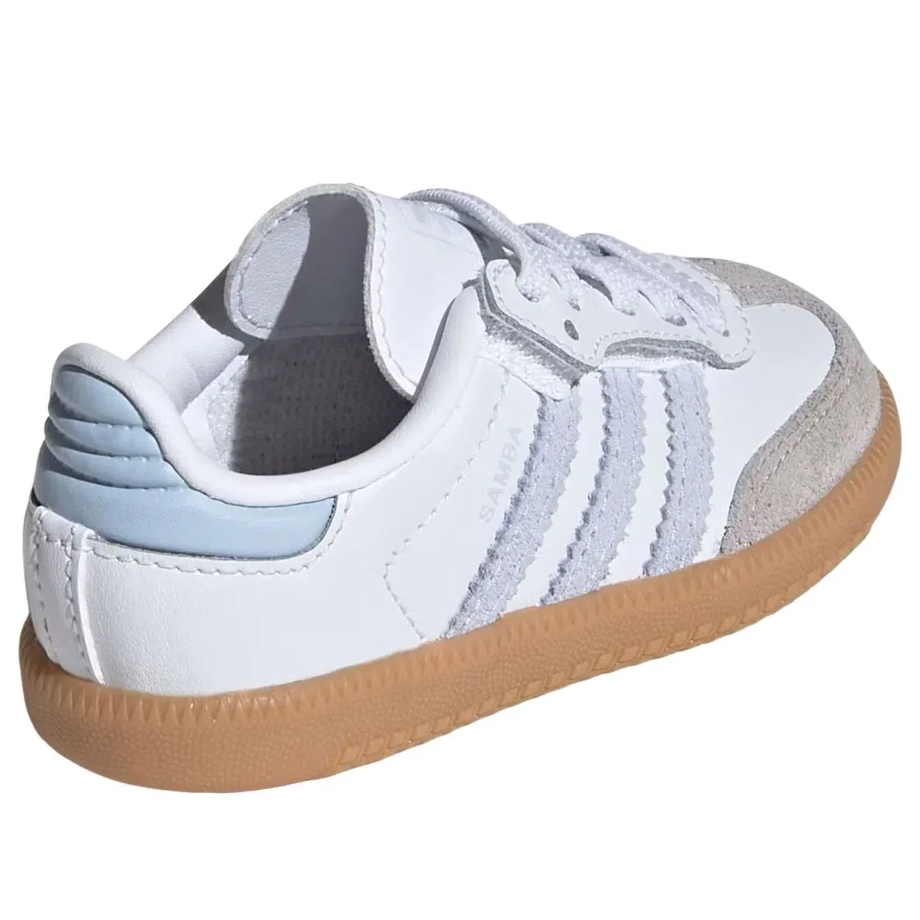 Кроссовки Adidas Samba OG 'White Crystal Sky Gum' JQ2029, белый — фото 3