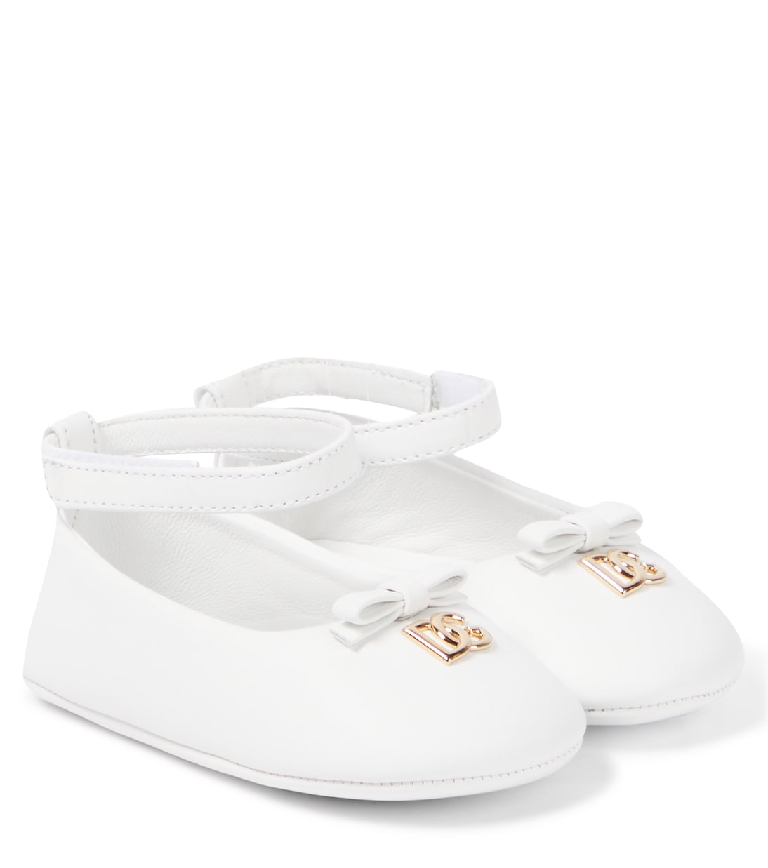 

Детские кожаные балетки Dolce&Gabbana Kids, Bianco
