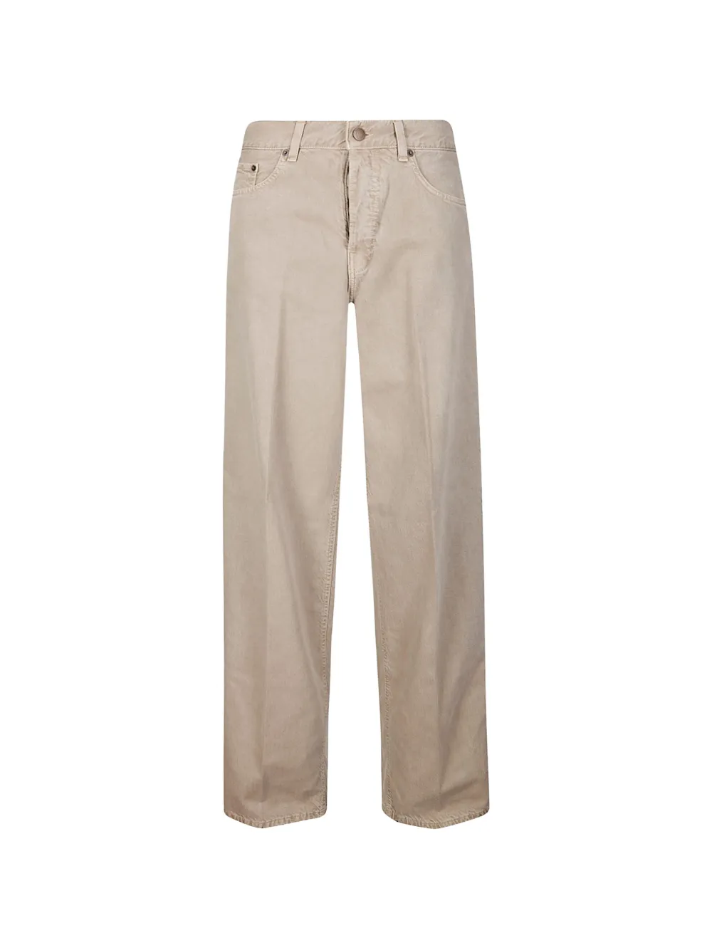 

Джинсы с нашивкой-логотипом Haikure, бежевый