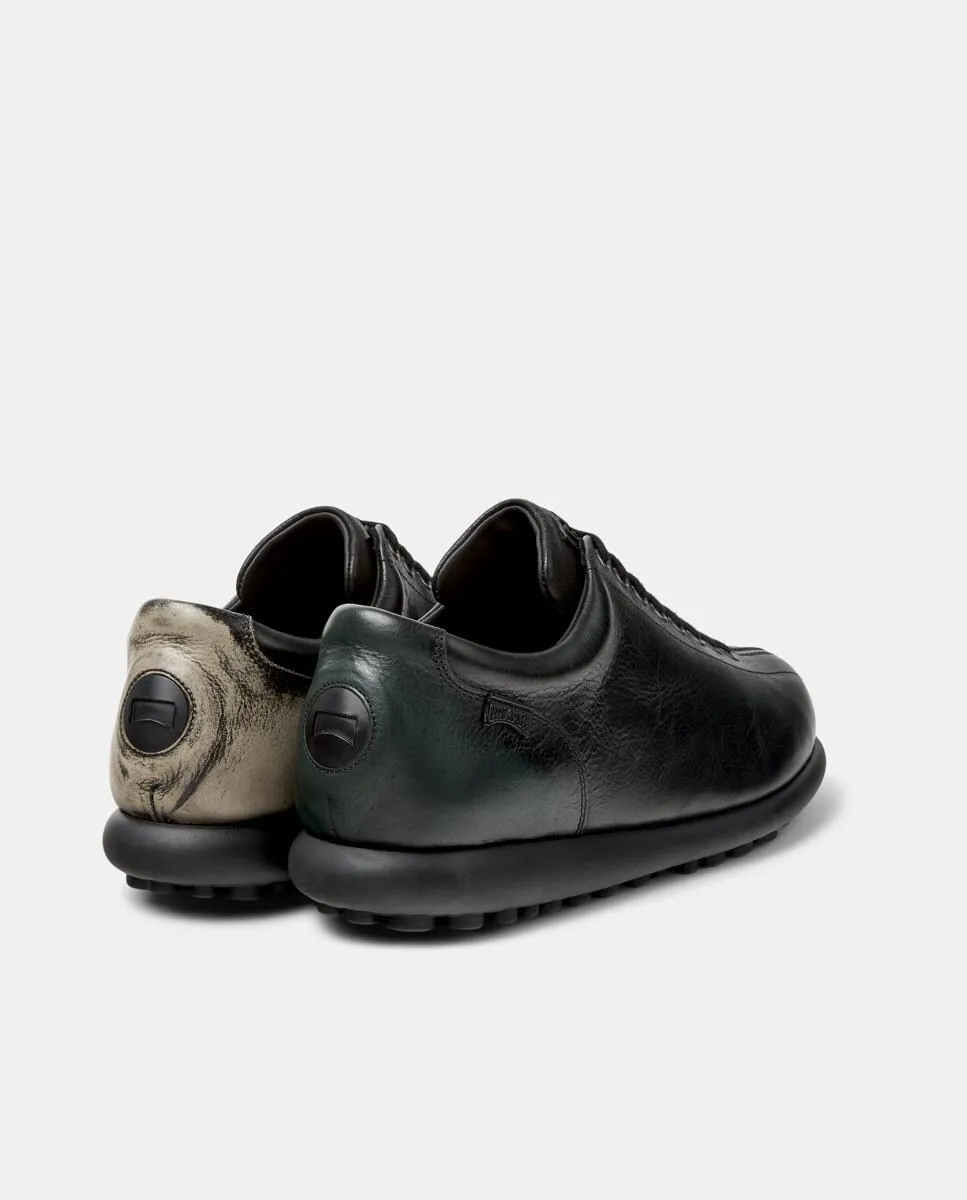 Мужские кожаные кроссовки Pelotas Ariel Hella Twins со шнурками Camper, черный — фото 3