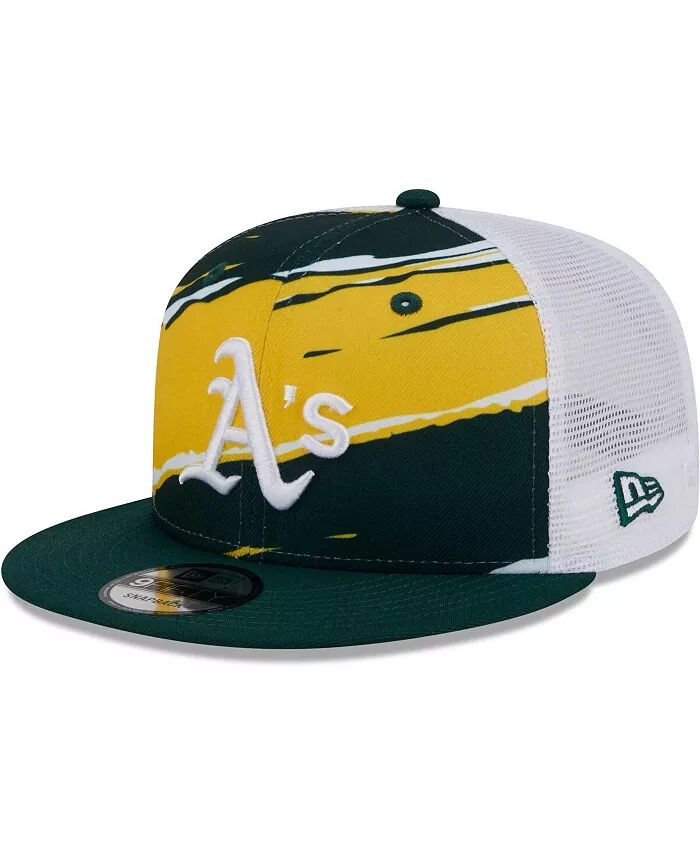 

Мужская зеленая кепка Snapback Oakland Athletics Tear Trucker 9FIFTY New Era, зеленый