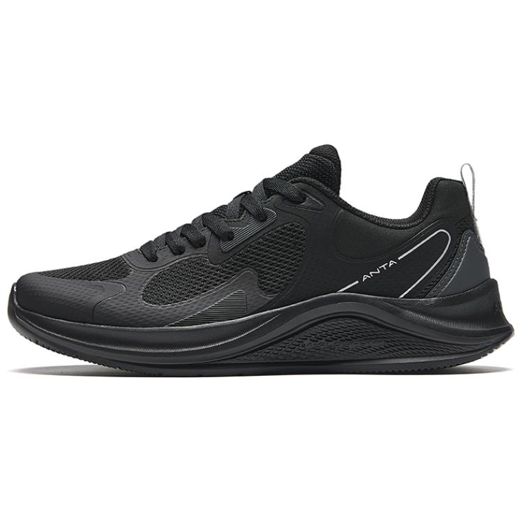 

Anta Running Collection Амортизирующие противоскользящие кроссовки мужские низкие повседневные беговые Basic Black/Castle Gray
