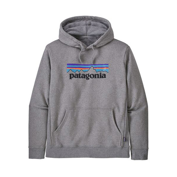 

Толстовка с капюшоном Patagonia P 6 Logo Uprisal Hoody, цвет Gravel Heather