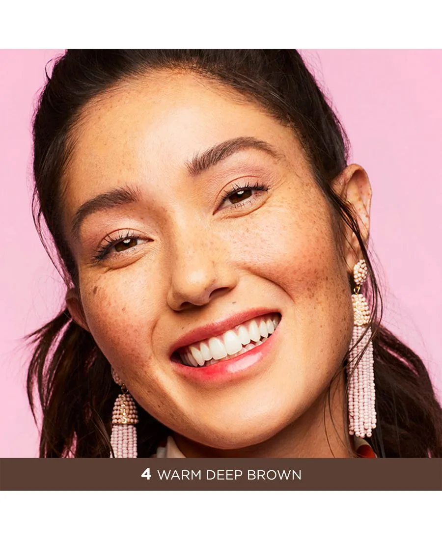 Gimme Brow+ Тонирующий объемный гель для бровей (мини-версия) Benefit Cosmetics, shade 4 - medium (warm deep коричневый) — фото 3