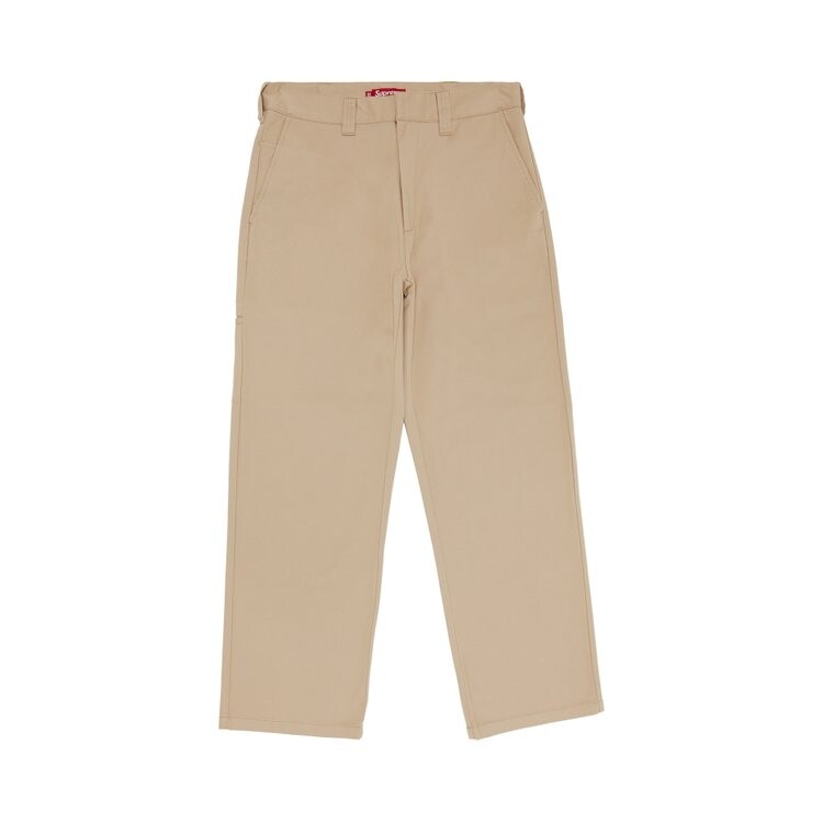 

Брюки Supreme Work Pant, бежевый