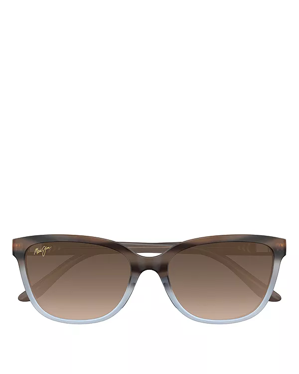 

Солнцезащитные очки Honi «кошачий глаз», 54 мм Maui Jim, белый