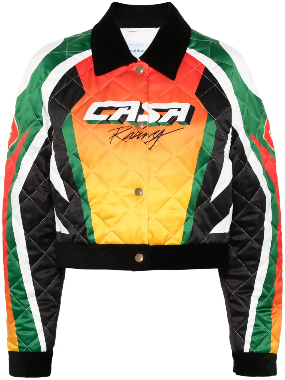 

Стеганый бомбер Tennis Club CASABLANCA, черный