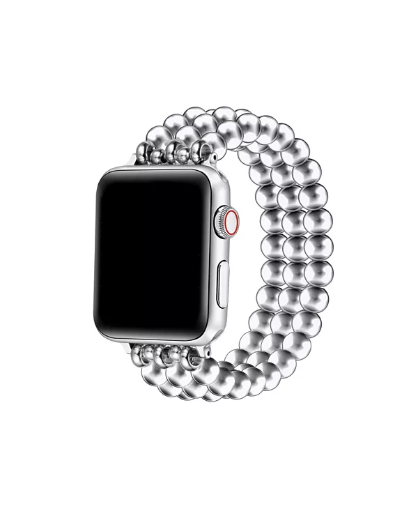 

Браслет Nova из нержавеющей стали для Apple Watch, подходит для всех моделей Apple Watch Posh Tech, silver