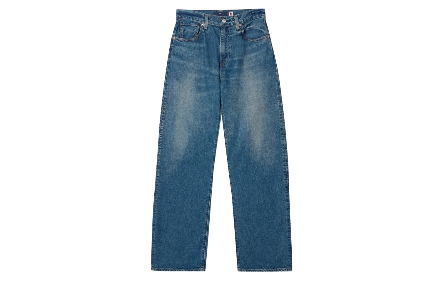Джинсы drop barrel с пятью карманами Levis, синий