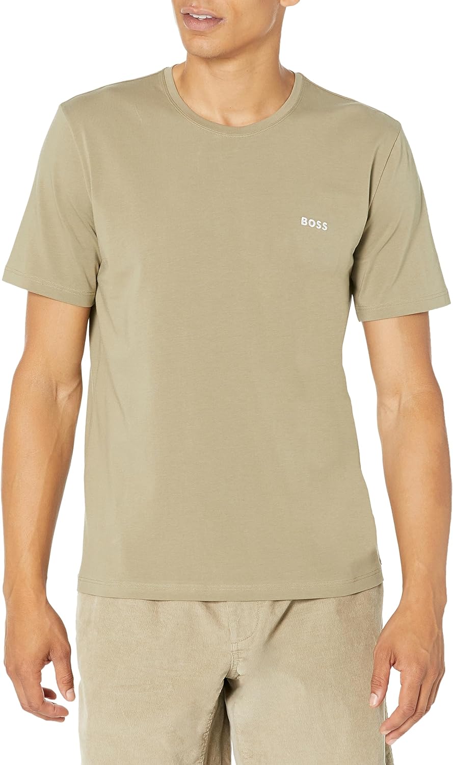 

Мужская хлопковая футболка для дома BOSS Mix&Match с круглым вырезом, Trout Green, Зеленый, Мужская хлопковая футболка для дома BOSS Mix&Match с круглым вырезом, Trout Green