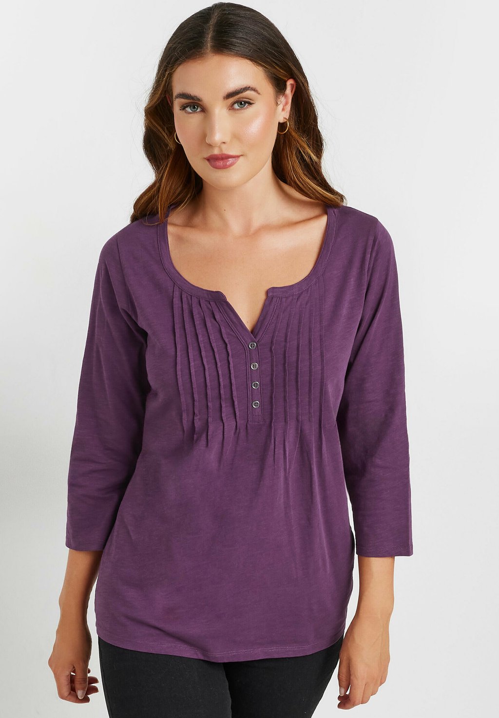 

Футболка с длинным рукавом HENLEY Long Tall Sally, фиолетовый
