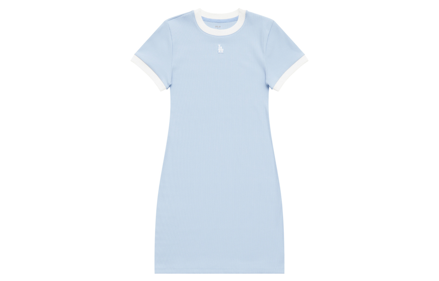 

MLB Платье с коротким рукавом Los Angeles Dodgers Basic Collection SS25 женское светло-голубой