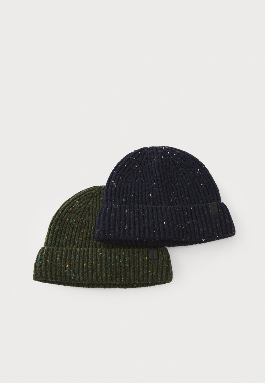 

Шапка Pier One UNISEX 2 PACK, Dark Blue/Dark Green/Dark Blue