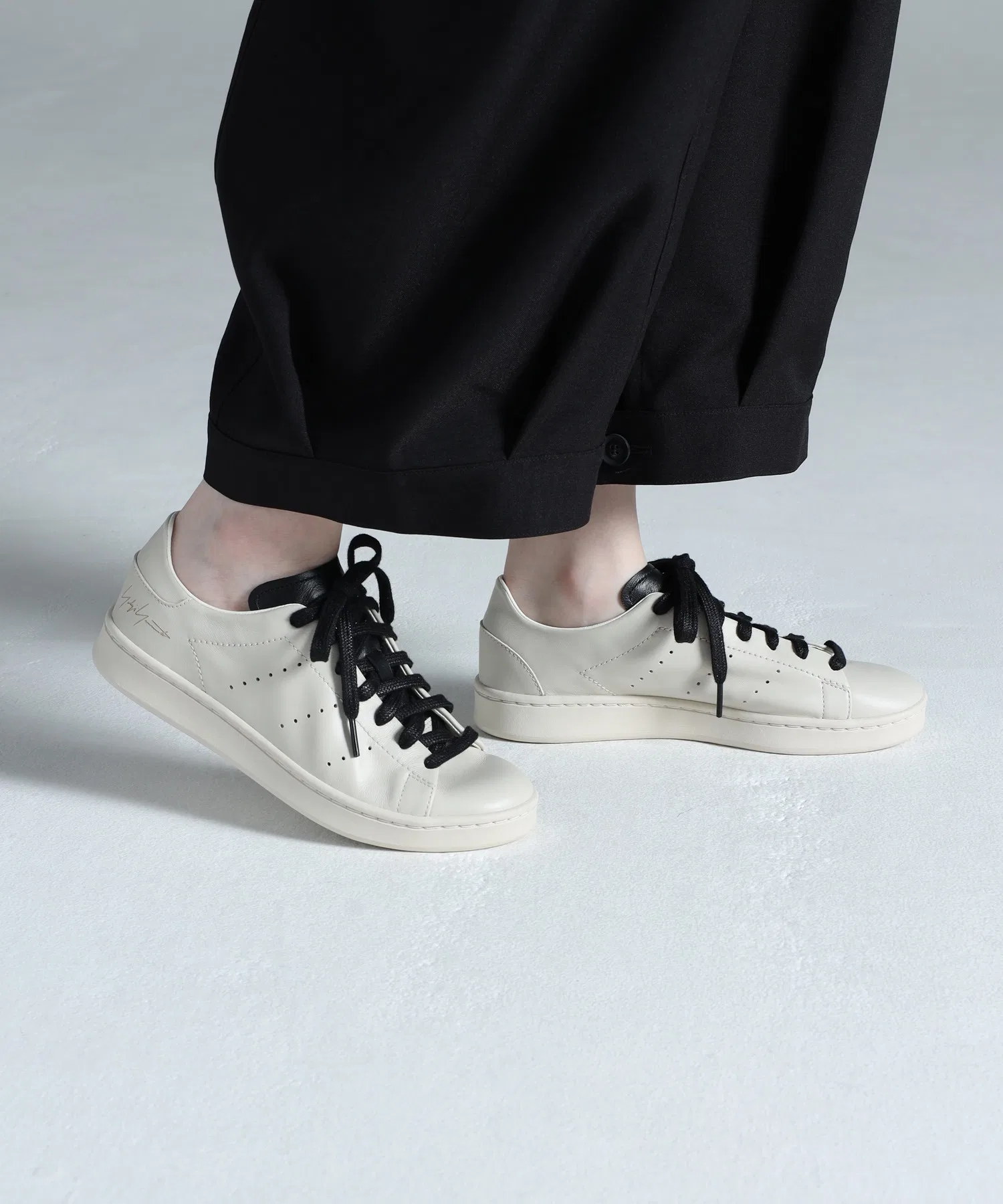 Унисекс кроссовки Y-3 Stan Smith из натуральной кожи белые