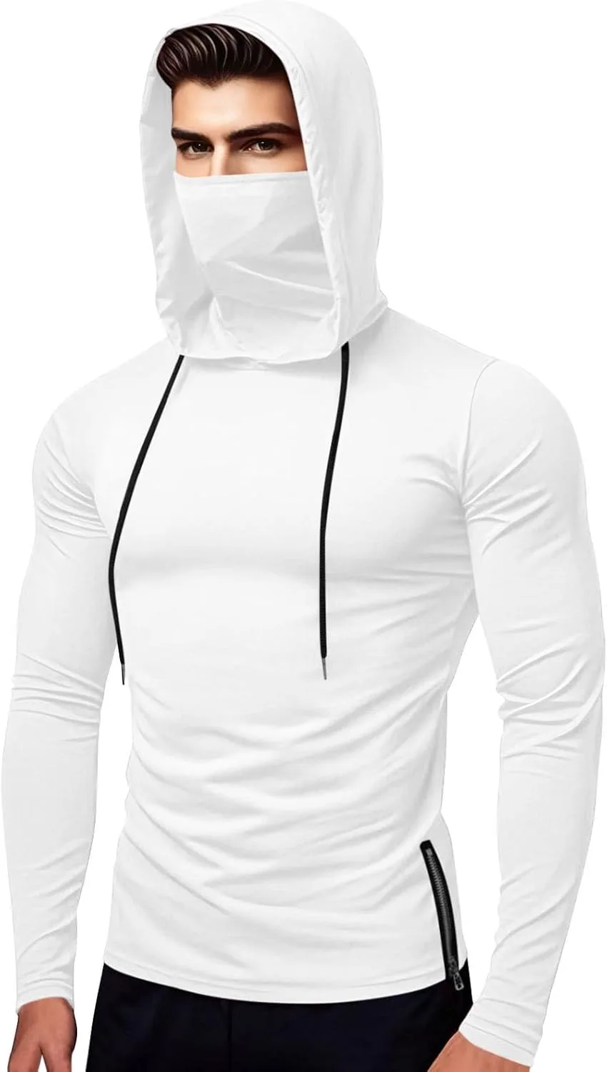 

Мужской повседневный худи с длинным рукавом