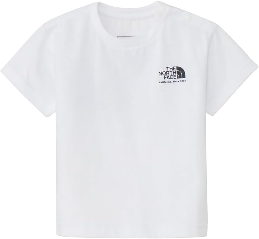 Детская футболка с коротким рукавом THE NORTH FACE (The North Face), сшитая по индивидуальному заказу, с историческим логотипом, унисекс, белый — фото 2