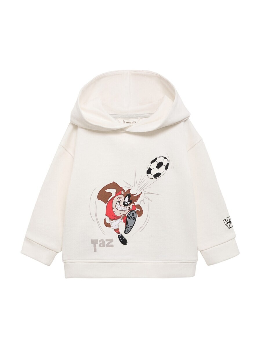 

Толстовка MANGO KIDS SOCCLT, экрю