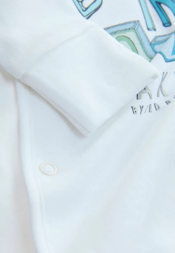 Спальный комбинезон стандартного кроя, выпущенный в 2026 году. Baker By Ted Baker, White — фото 4