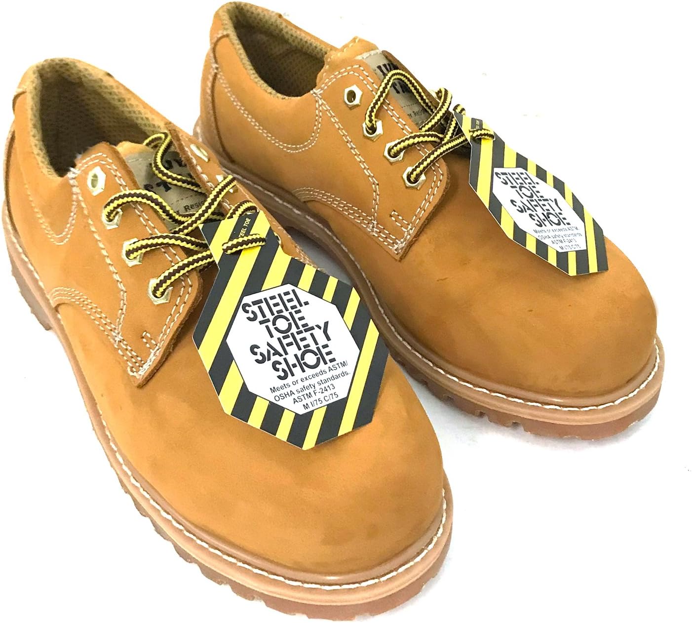 

Мужские ботинки Z-7425 со стальным носком, из нубука цвета пшеницы, 4 Оксфорды, устойчивые к маслу, ширина: широкая (W или 2E) G4U, Wheat