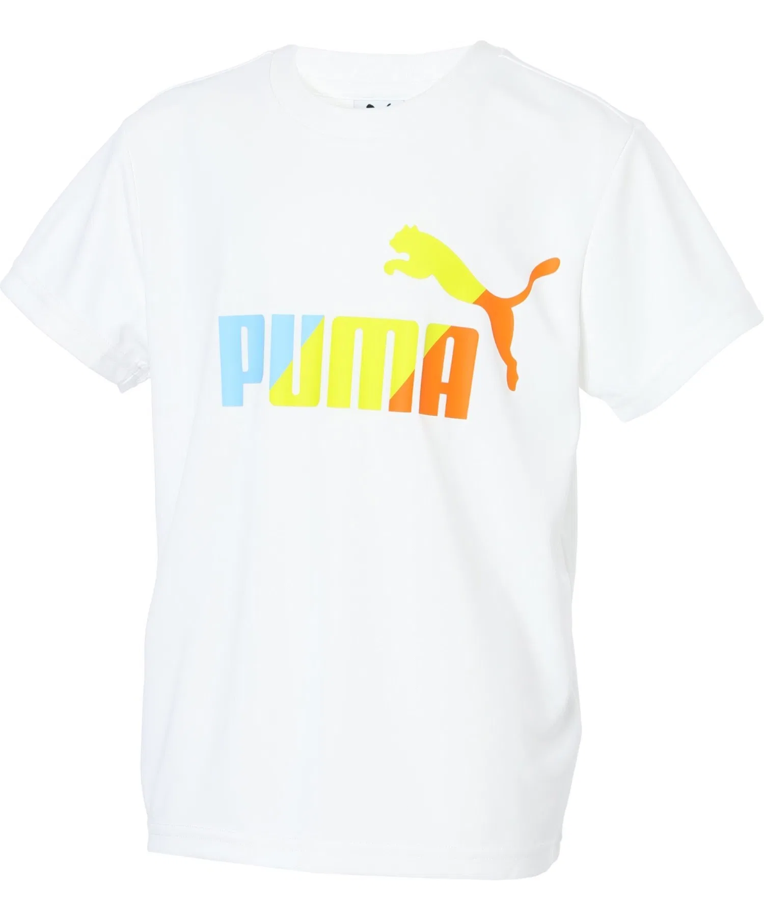 Детская футболка PUMA SS с графическим принтом белая