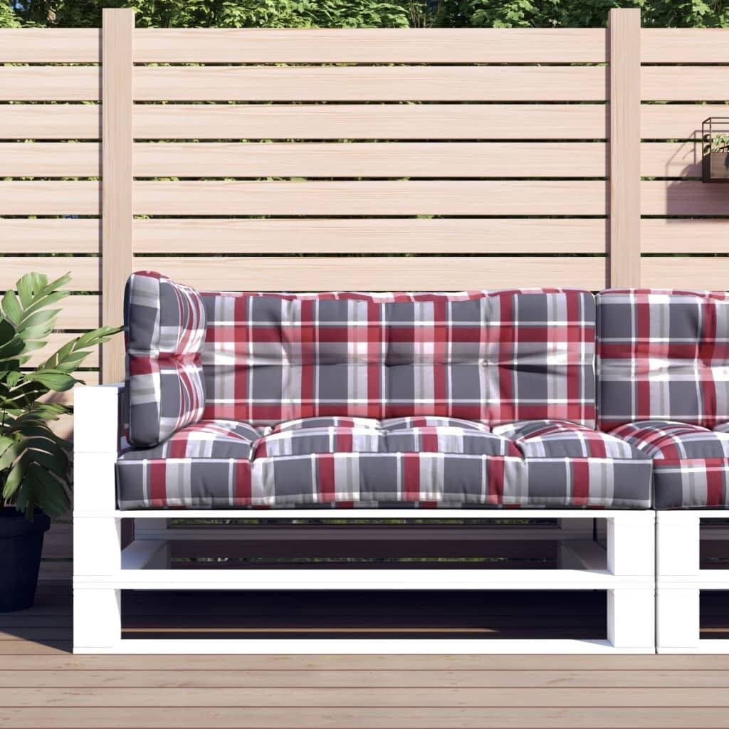 

Подушка-поддон 3 шт. Ткань с узором в черную клетку DKD HOME DECOR, черный