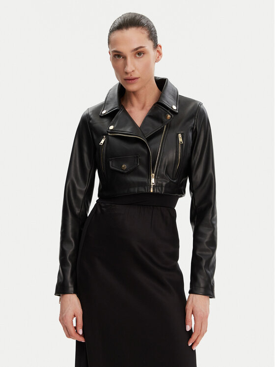 

Куртка из искусственной кожи прямого кроя CFC0119617003 Rinascimento, черный
