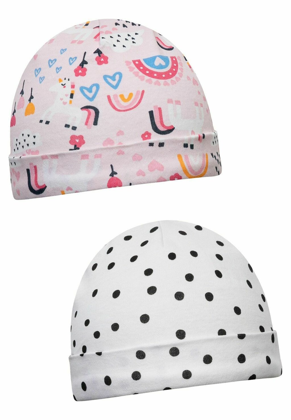 

Шапка 2 PACK SET MINOTI, цвет pink /white
