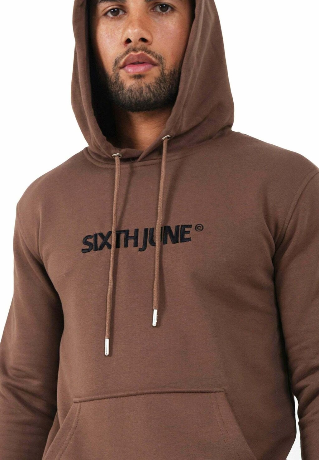

Толстовка с капюшоном UNISEX Sixth June, коричневый