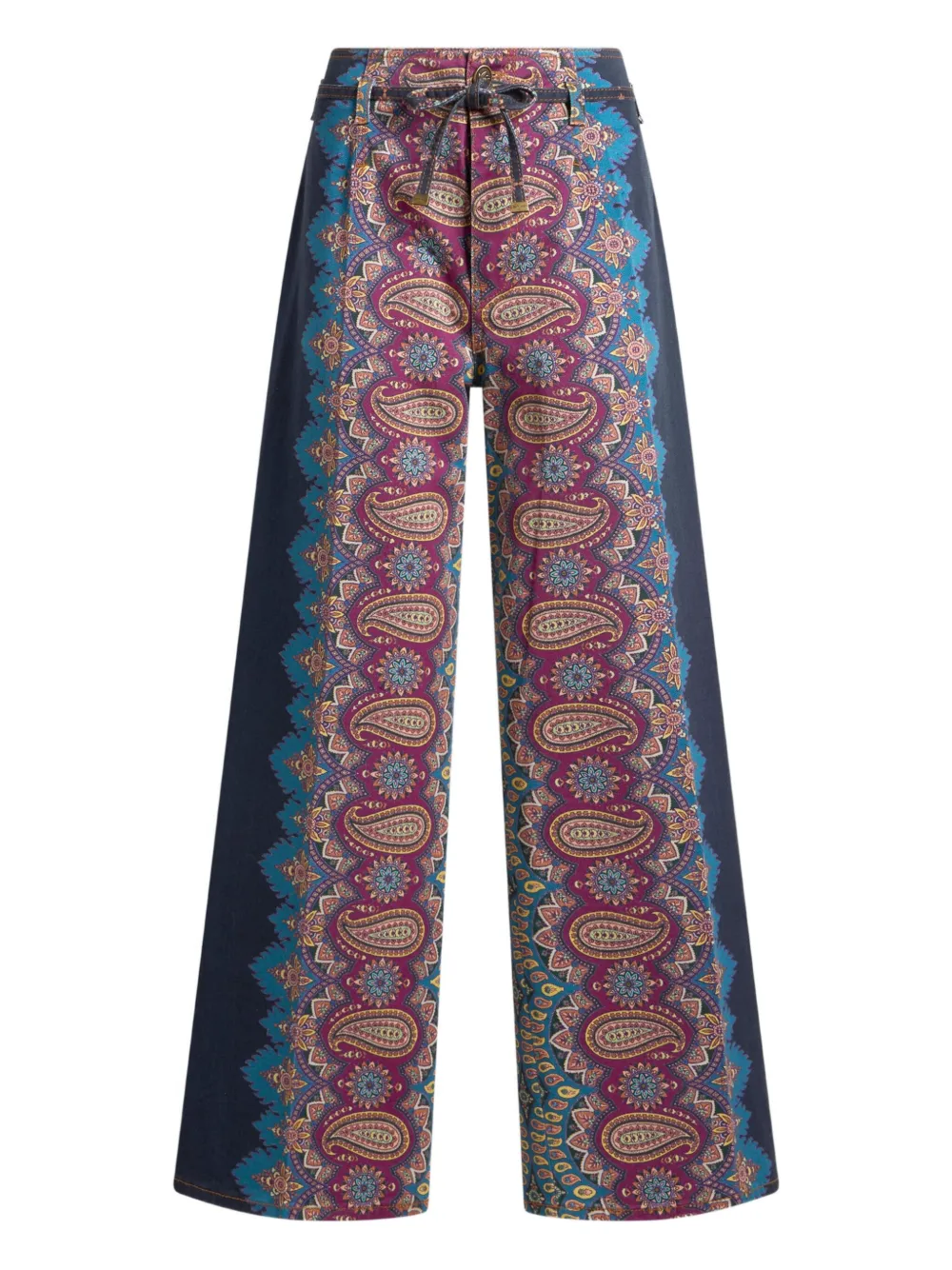 

Джинсы-кюлоты с поясом ETRO, синий