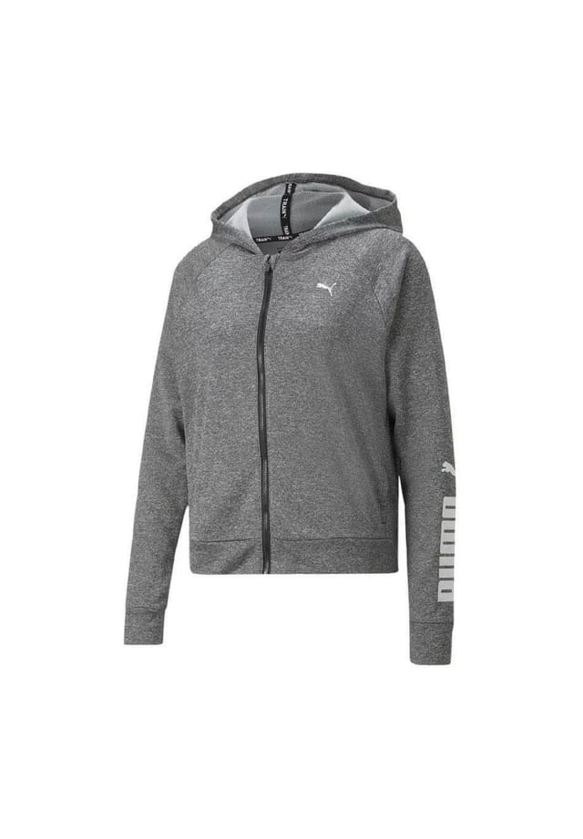 

Переходная куртка покрой технологичный трикотаж полная молния Puma, серый