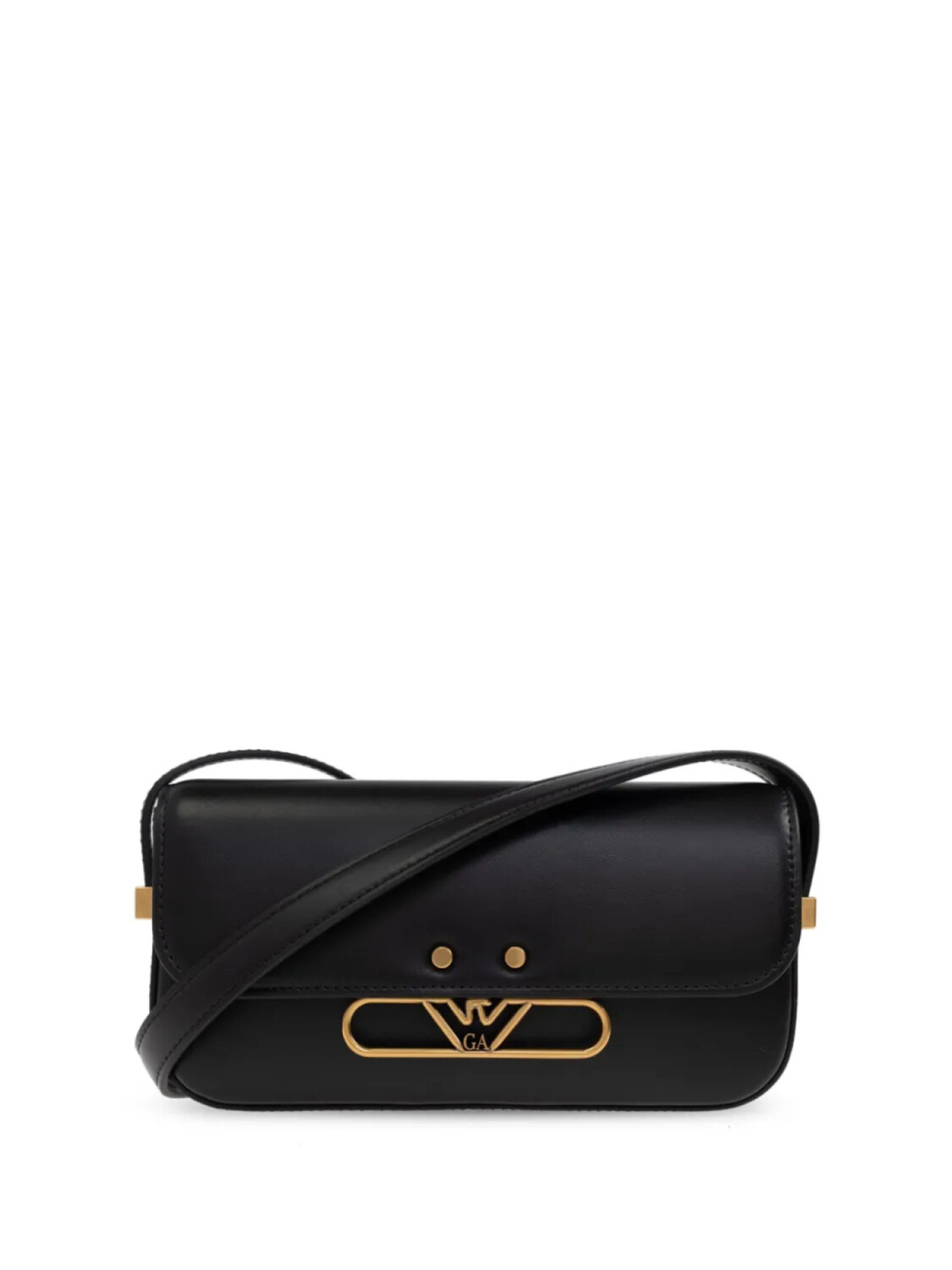 

Сумка через плечо с логотипом Emporio Armani, черный