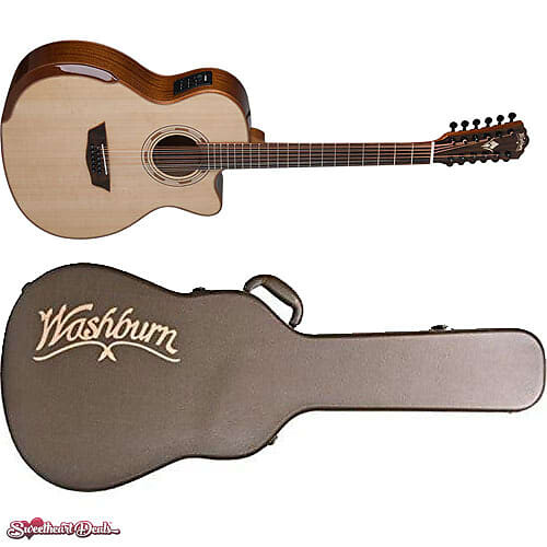 

Акустическая гитара Washburn Comfort Series | WCG15SCE12 Acoustic Electric Guitar