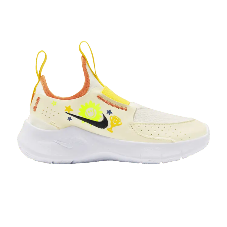 

Кроссовки Nike Flex Runner 3 PS Sail Fluorescent Yellow, желтый