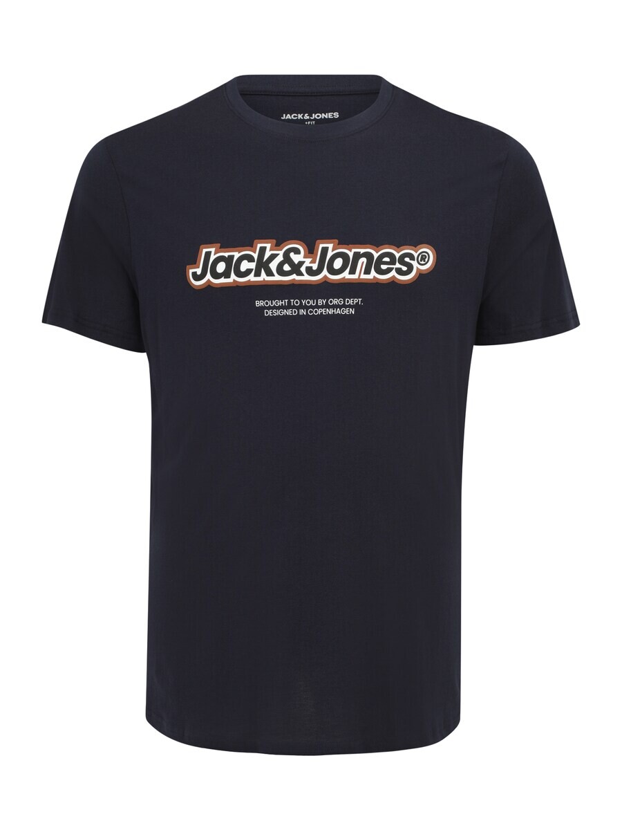 

Классическая футболка Jack & Jones Plus Shirt JORVESTERBRO NEWTON, морской синий