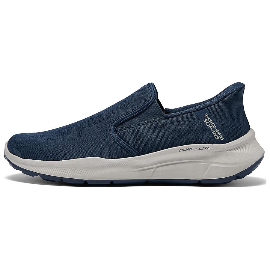 

Низкие повседневные кроссовки мужские синие Skechers, морской синий